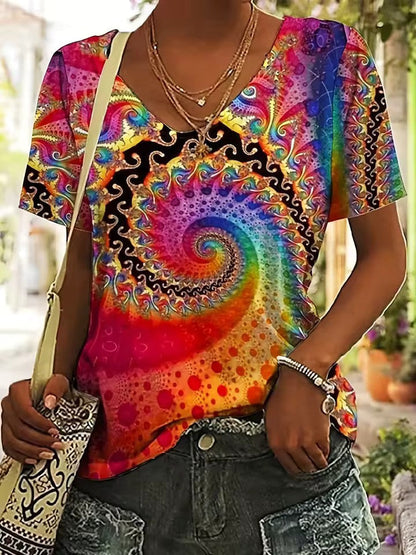 Casual Ladies Short Sleeve Tee