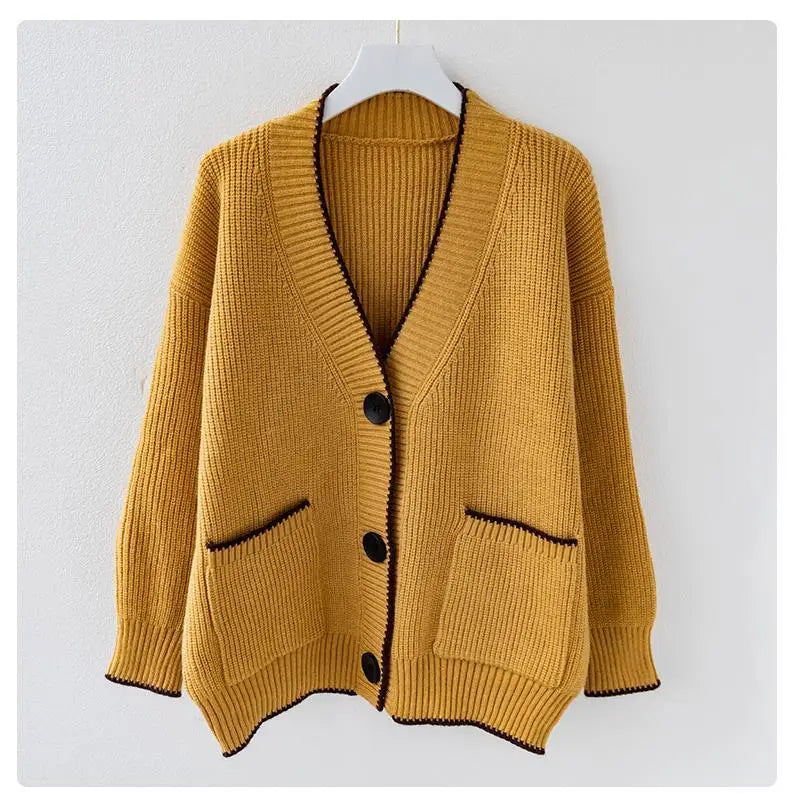 Fashionable Button Front Cardigan