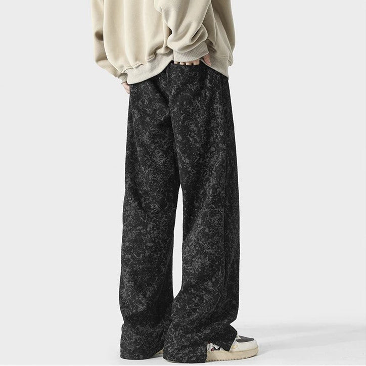 Distressed Faded Jogger Pants