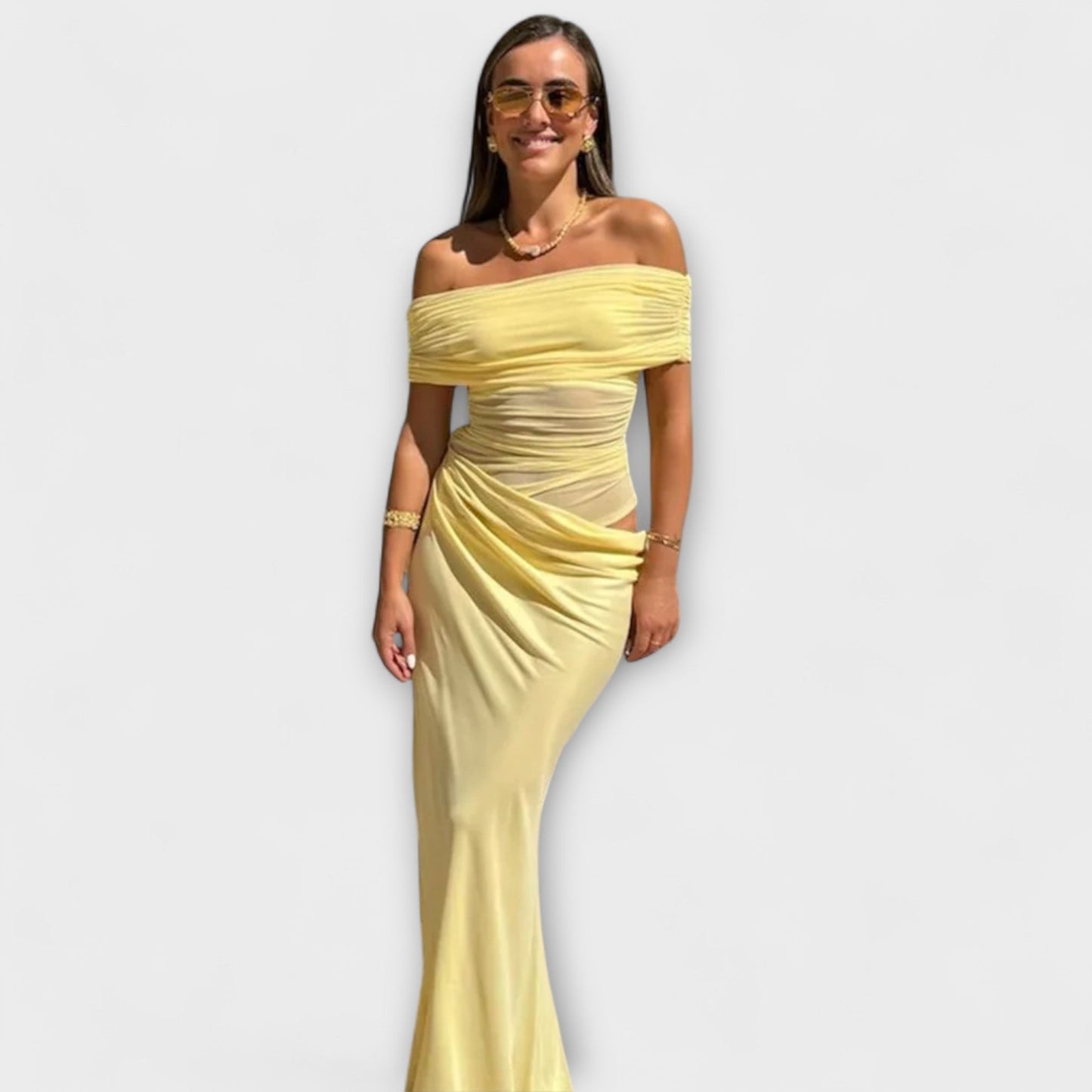 Flirty Gathered Fit Dress for Every Occasion
