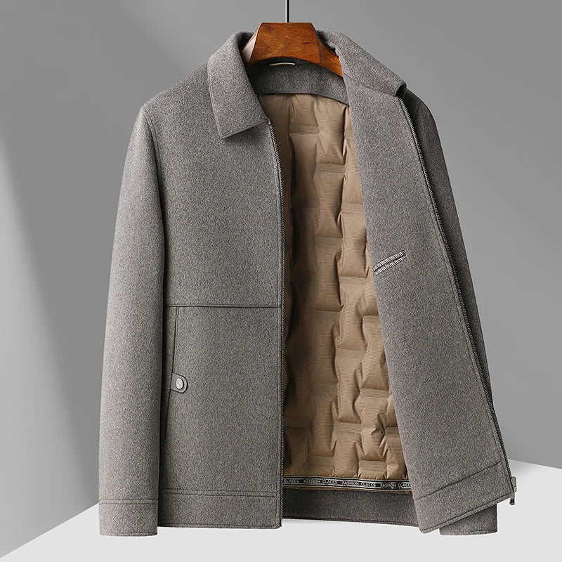 Classic Textured Wool Coat