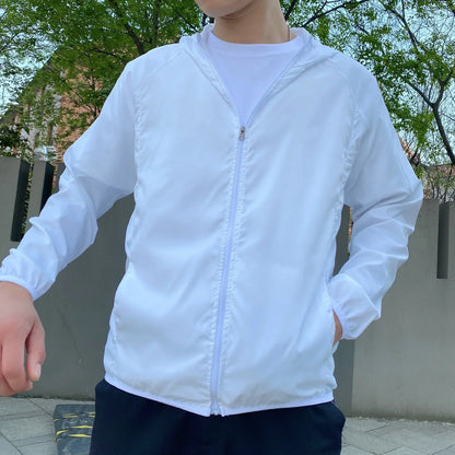 Waterproof Men's Lightweight Windbreaker Coat
