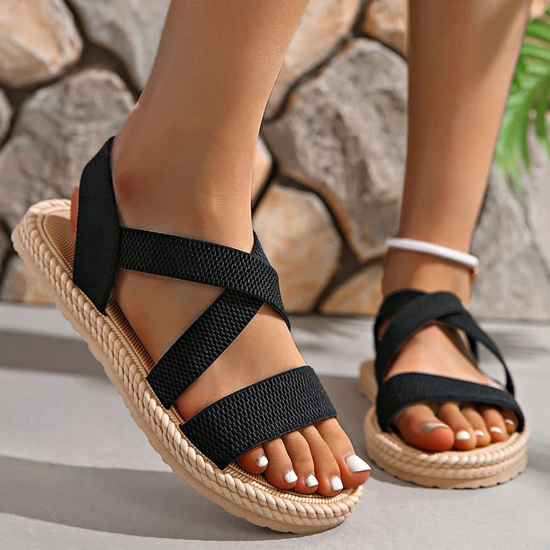 Natural Fiber Beach Sandals
