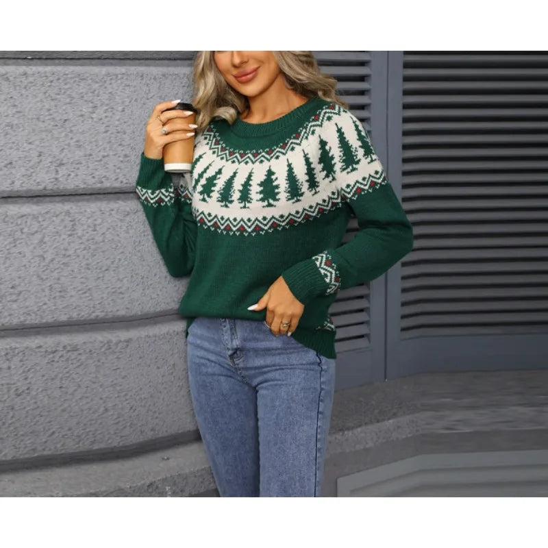 Cozy Cable Sweater for Winter Parties