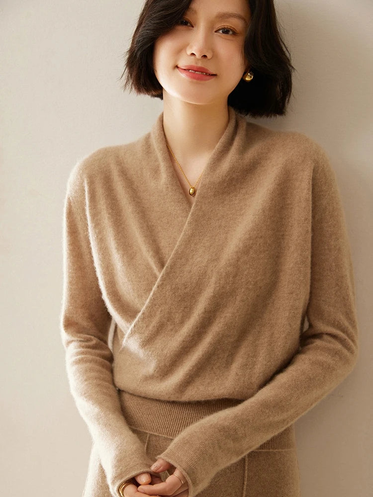 Cozy Wool V-Neck Sweater