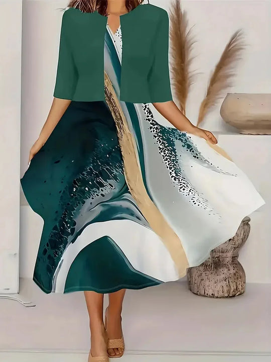 Classic Elegant Maxi Dress for Women - Olytrend
