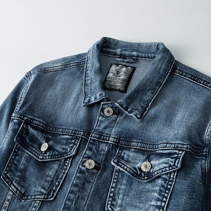Trendy Biker Style Classic Jeans