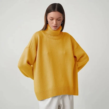 Soft Crew Neck Knit Sweater for Women - Nocini