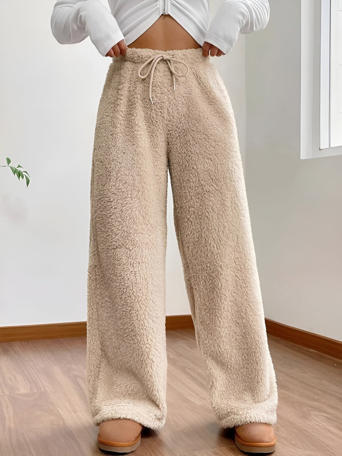 Plush Fleece Jogger Pants