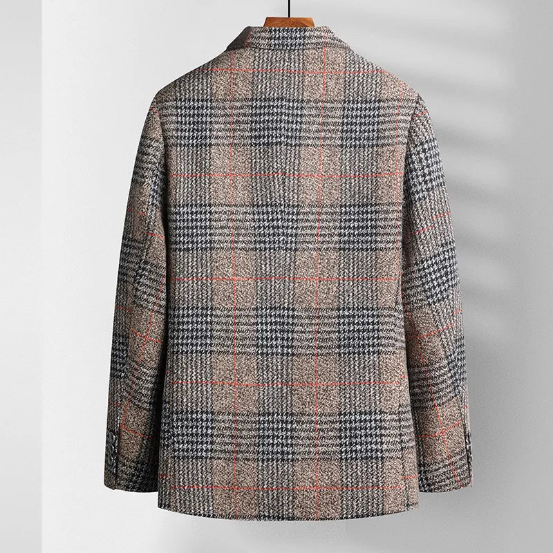 Classic Checked Blazer Jacket