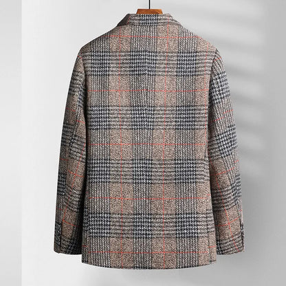 Classic Checked Blazer Jacket