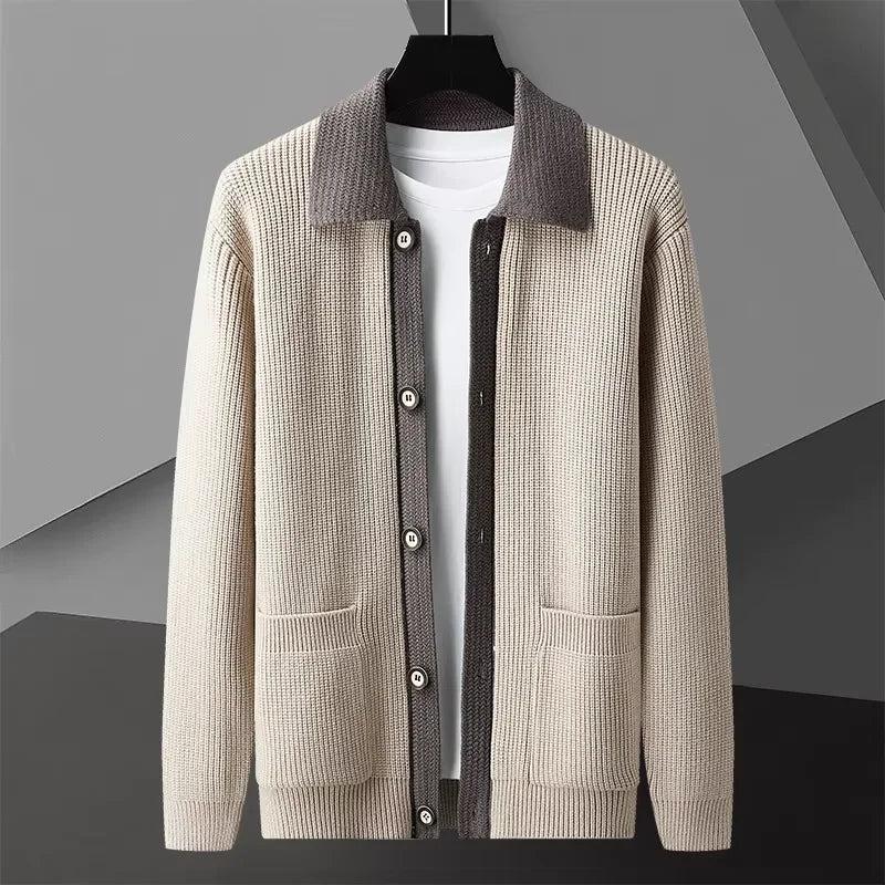 Classic Button Cardigan Sweater - Nocini