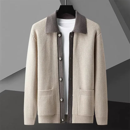 Classic Button Cardigan Sweater - Nocini