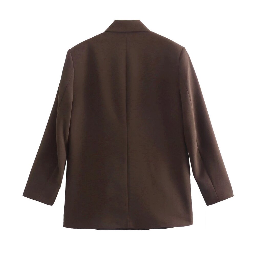 Stylish Women's Double Button Jacket