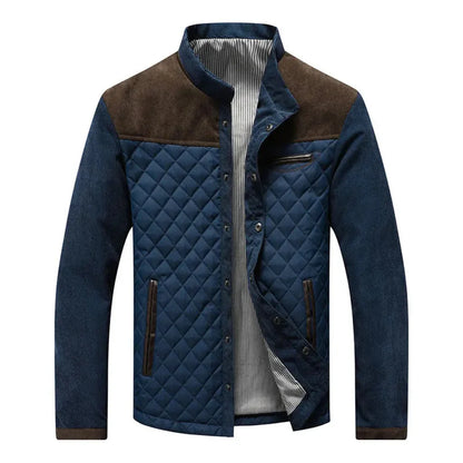 Warm Water-Resistant Quilted Mens Jacket - Olytrend