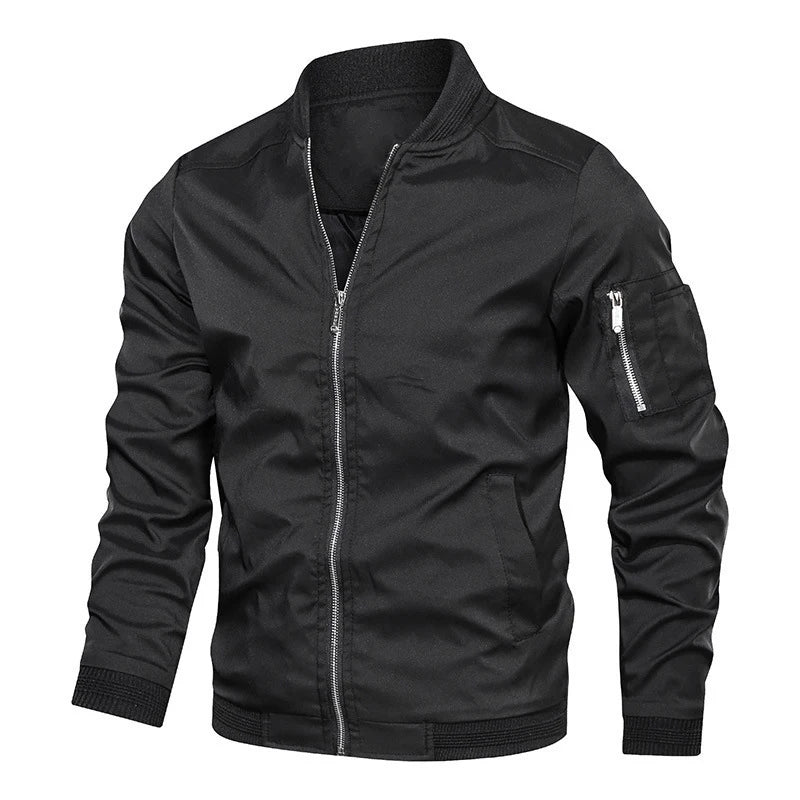 Men's Zip Up Flight Jacket