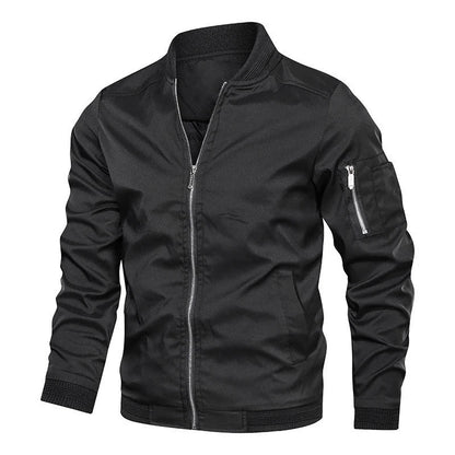 Men's Zip Up Flight Jacket