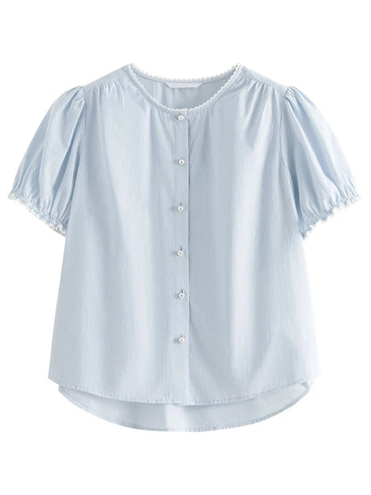 Pretty Floral Women's Cotton Top