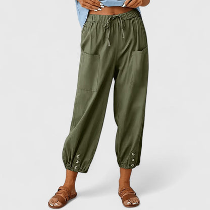 Elegant High Waist Wide Leg Pants