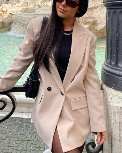 Classic Women's Double Breasted Jacket