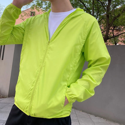 Waterproof Men's Lightweight Windbreaker Coat