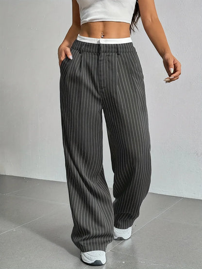 Comfortable High Waist Women's Pants - Nocini