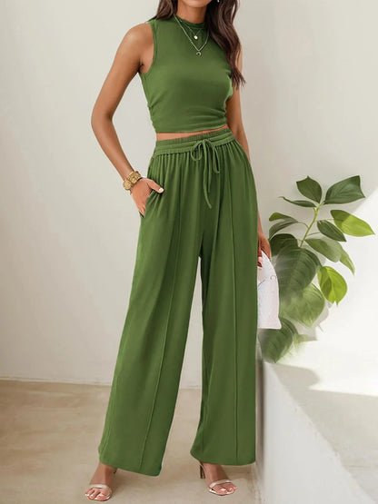Women's Lightweight 2 Piece Summer Pants Set
