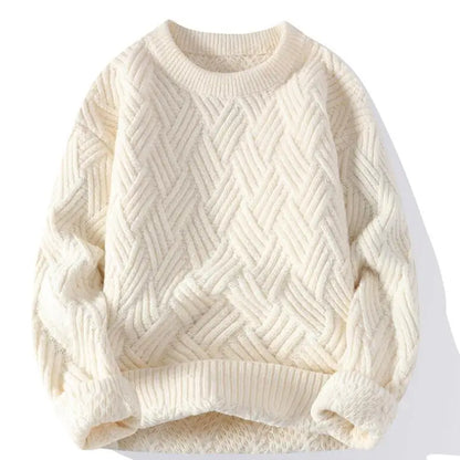 Casual Fit Geometric Sweater