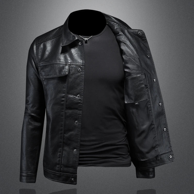 Men's Classic Zip Jacket with Chest Pockets
