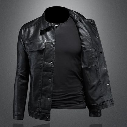 Men's Classic Zip Jacket with Chest Pockets