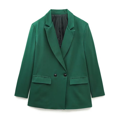 Classic Women's Double Breasted Jacket