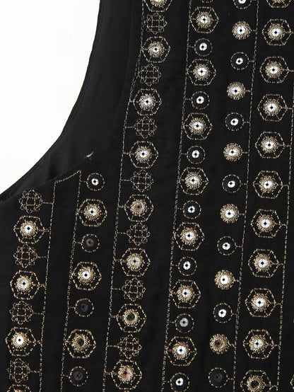 Glittery Embellished Bohemian Waistcoat