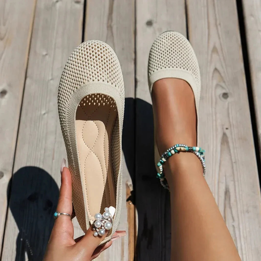 Comfortable Summer Women's Flat Shoes - Olytrend