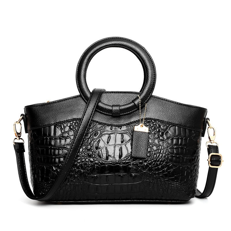 Classic Ladies Genuine Leather Handbag