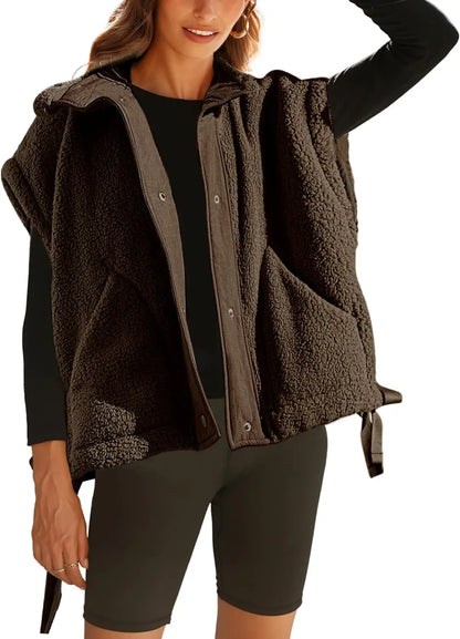 Fuzzy Fleece Lined Winter Jacket