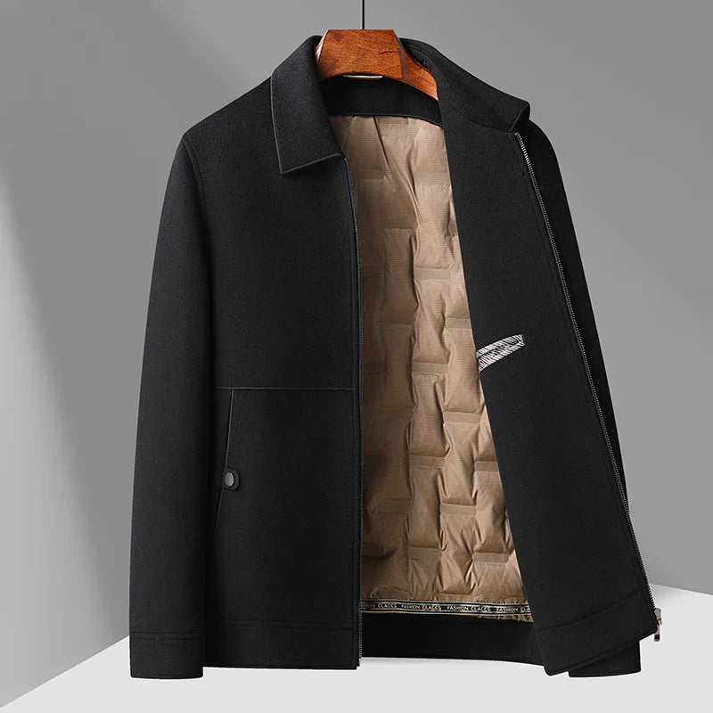 Classic Textured Wool Coat
