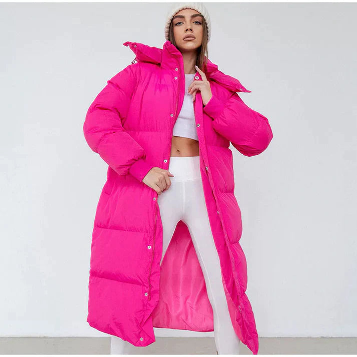 Warm Women's Down Filled Parka Coat