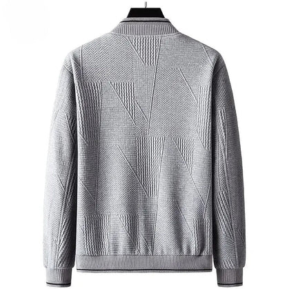 Navy Blue Sweater Jacket