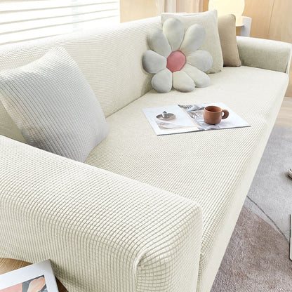 Fitted Elastic Couch Slipcover Anti-Slip Furniture Protector