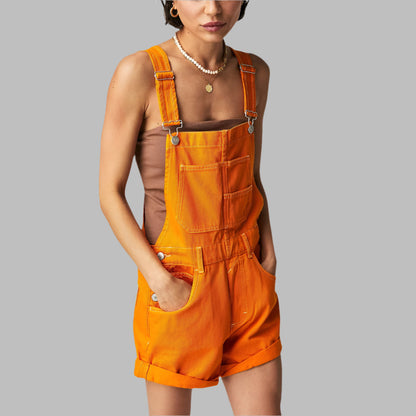 Summer Denim Romper Women's Casual Wear