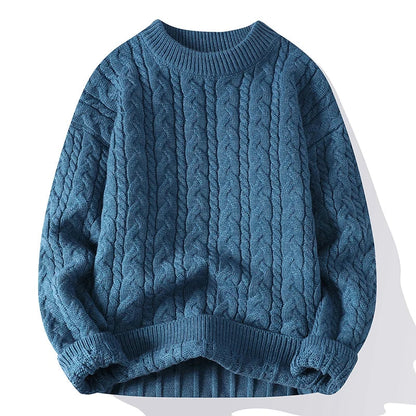Casual Fit Knit Crew Neck Sweater