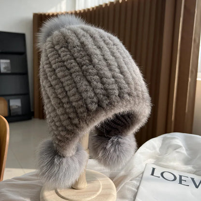 Soft Pompom Winter Beanie Hat