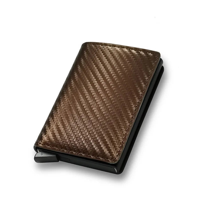 Thin Leather Card Wallet for Men - Compact & Stylish Design