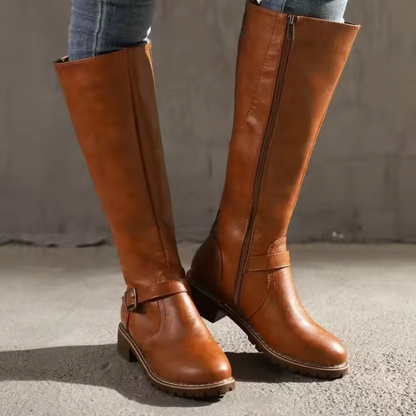 Tall Leather Riding Boots for Women