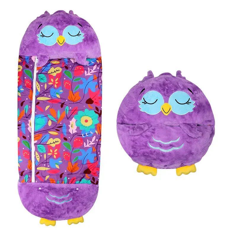 Cozy Kids Sleep Bag with Plush Toy