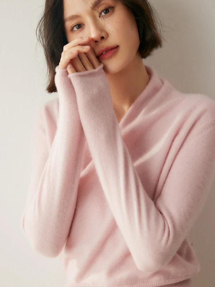 Cozy Wool V-Neck Sweater