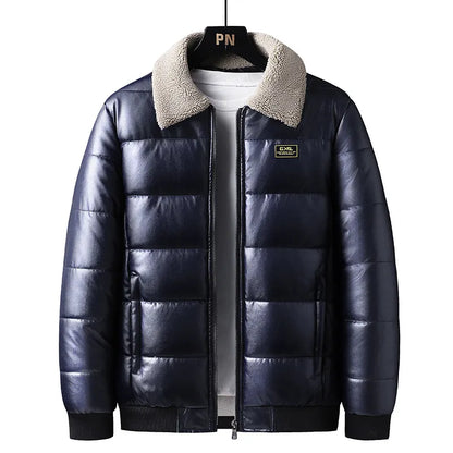 Warm Quilted Down Puffer Coat