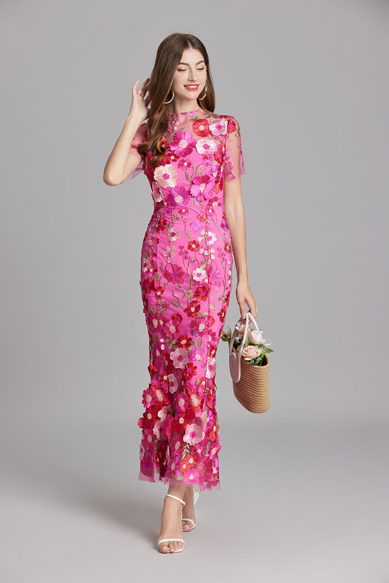 Lightweight Floral Ladies Summer Dress