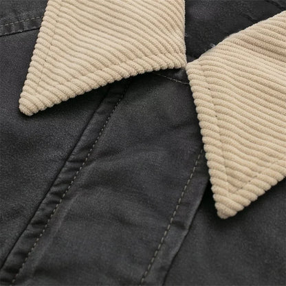 Rugged Cotton Large Utility Jacket