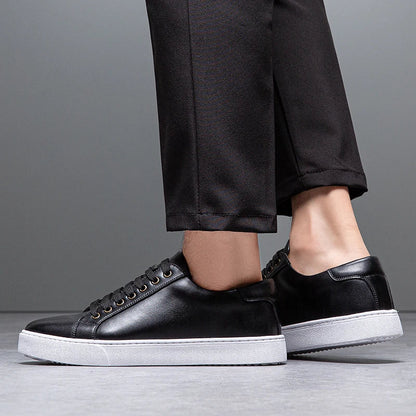 Premium Leather Running Shoes